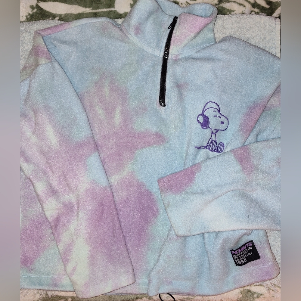 Peanuts Pastel Tie-Dye Snoopy Hoodie